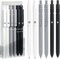 6-Piece Gel Pens, 0.5mm Fine Point, Quick-Dry Black Ink, Office & School